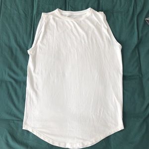 White Lululemon muscle tank - medium